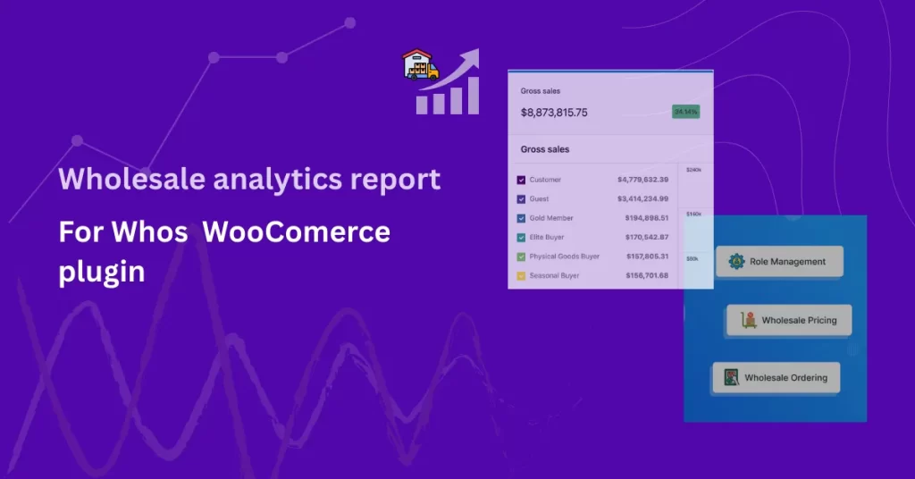 WooCommerce Wholesale Analytics report for Whols plugin